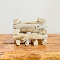 流木インテリア 流木を組み合わせたシンプルなキャンドルホルダー 癒し アロマ 間接照明 キャンプ キャンドル付 N4 7枚目の画像