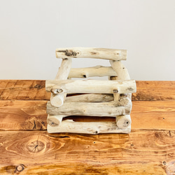 流木インテリア 流木を組み合わせたシンプルなキャンドルホルダー 癒し アロマ 間接照明 キャンプ キャンドル付 N4 3枚目の画像