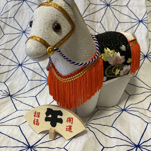 木目込干支人形【馬】 その他置物 クロスポット 通販 13204586｜Creema