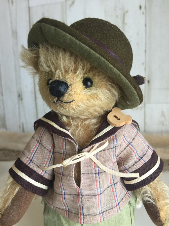 セーラーブラウスのテディベア セーラーブラウスのテディベア