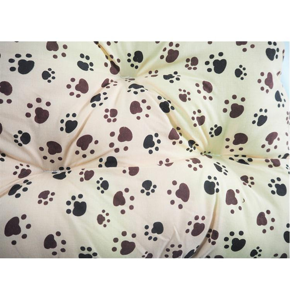 ペットベッド マット イチゴ 足跡 犬 猫 クッション ペットグッズ 秋 冬 寝具 MA28 MA29 MA30 9枚目の画像