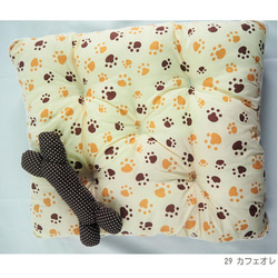 ペットベッド マット イチゴ 足跡 犬 猫 クッション ペットグッズ 秋 冬 寝具 MA28 MA29 MA30 5枚目の画像