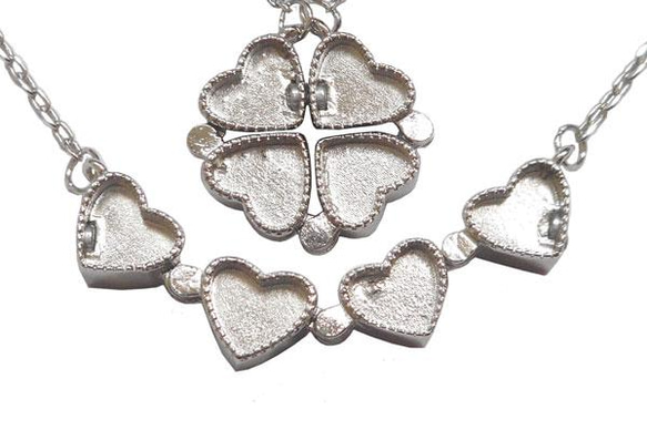 スウィートハートジュエリー チャーム ペンダント シルバー クローバー ハート 四つ葉クローバー Heart to Clover シルバー
