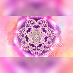 レムリアの声】愛と光❋高波動曼荼羅エネルギーアート 絵画 fuwari