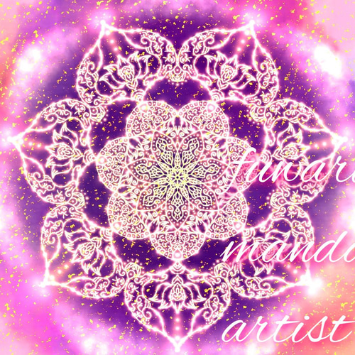ヒーリングアート　エネルギーアート　レムリア　絵 ヒーリングアートをアクリル絵の具で抽象画として描く