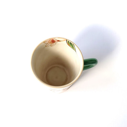 上品でおしゃれなマグカップ　桜マグカップ　陶器 8枚目の画像