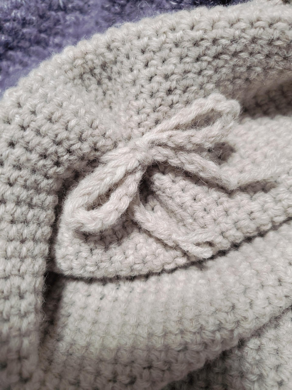 手編みシンプル帽子 12枚目の画像