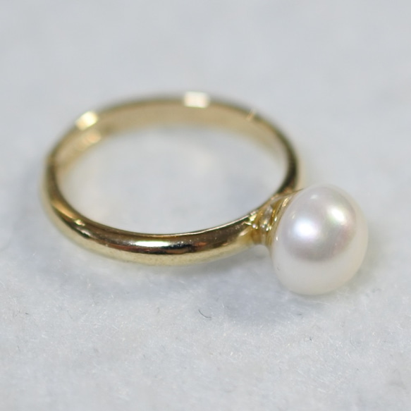 淡水珍珠戒指（一碼通） 第3張的照片
