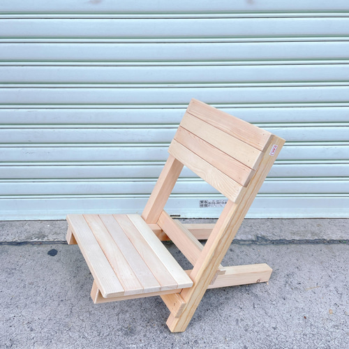 昭和レトロ　折畳木製椅子　座面布製　スツール　キャンプ 楽天市場】20%OFF 夏祭 【S'more /Woodi Folding Stool