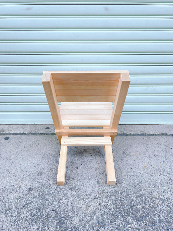 折り畳み木製椅子/キャンプ/スツール/子供用椅子/アウトドア/オリジナルデザイン 5枚目の画像