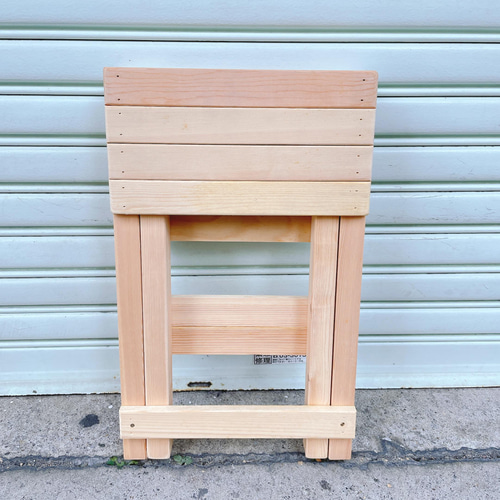 昭和レトロ　折畳木製椅子　座面布製　スツール　キャンプ 楽天市場】20%OFF 夏祭 【S'more /Woodi Folding Stool