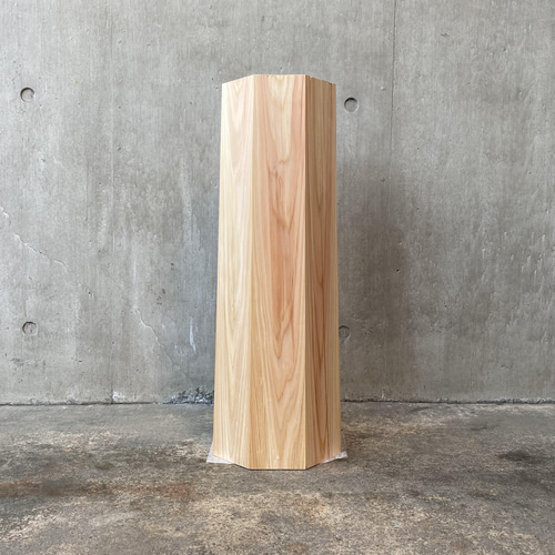 ヒノキの切り株 アルコールスタンド 62センチ 丸太 オブジェ