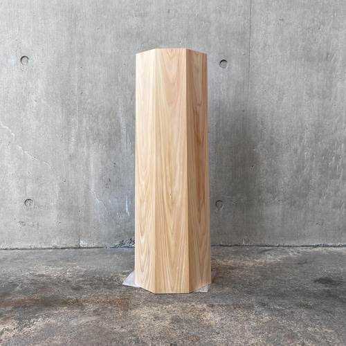 ヒノキの切り株 アルコールスタンド 62センチ 丸太 オブジェ