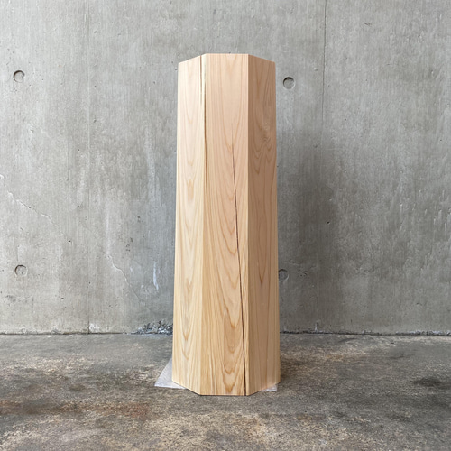 ヒノキの切り株 アルコールスタンド 62センチ 丸太 オブジェ