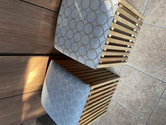 新春2023新色　格子天然木材収納スツール ミナペルホネン タンバリン　北欧　和室でも洋室でも！ ミナペルホネン 心を込めておつくりしています ご不明な点がございましたら