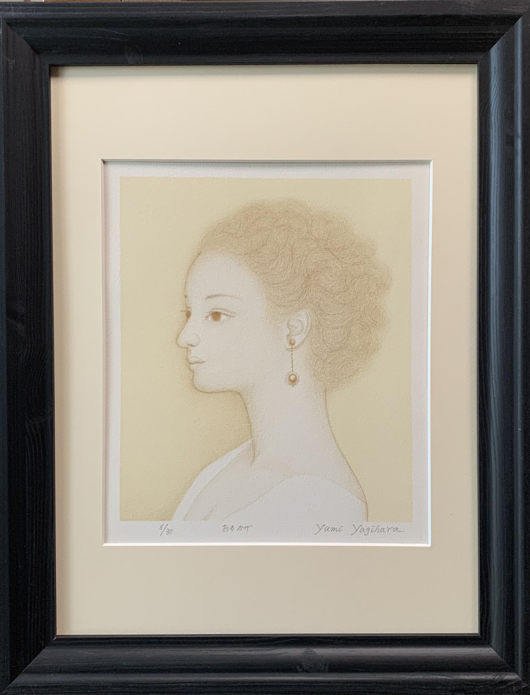 【おもかげ】リトグラフ　#シート販売  #横顔　#クラシック　#インテリア 11,400円