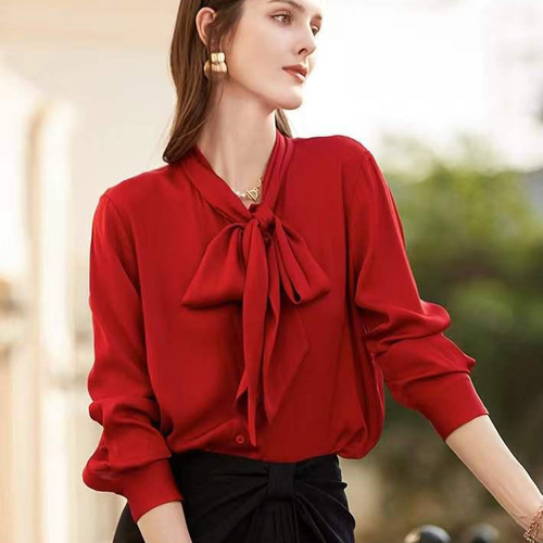 RED VALENTINO - 価格更新！ RED VALENTINO シルクブラウスの
