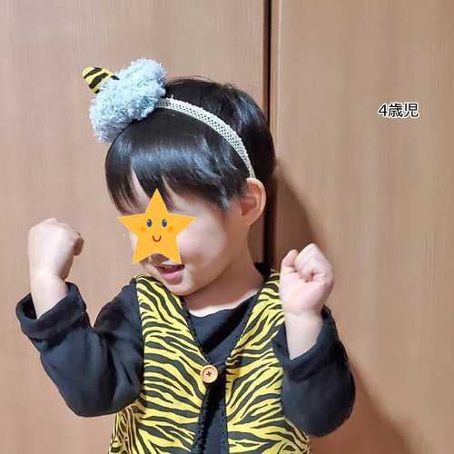 節分 小鬼ヘッドバンド ヘアアクセ ヘアバンド ベビー 赤ちゃん