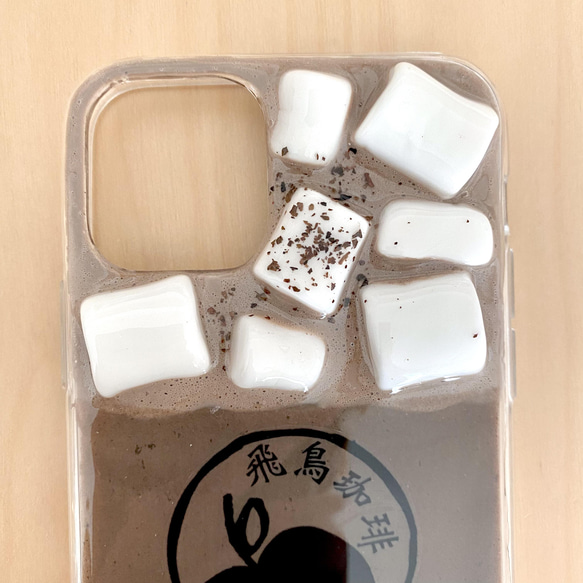 [Asuka Coffee] 棉花糖可可 iPhone 保護殼 筆電型智慧型手機肩背可更換 iPhone15 Pro Max 第5張的照片