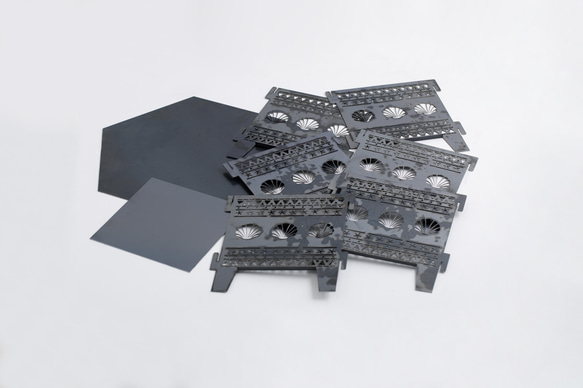 海好き、サーファー好きにもたまらん　2way焚き火台　【TAKIBI-DAI】～kai～ 3枚目の画像