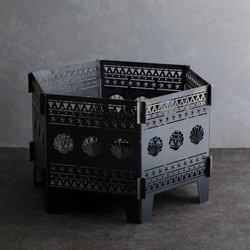 海好き、サーファー好きにもたまらん　2way焚き火台　【TAKIBI-DAI】～kai～ 4枚目の画像