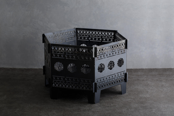 海好き、サーファー好きにもたまらん　2way焚き火台　【TAKIBI-DAI】～kai～ 4枚目の画像