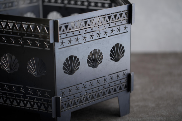 海好き、サーファー好きにもたまらん　2way焚き火台　【TAKIBI-DAI】～kai～ 5枚目の画像