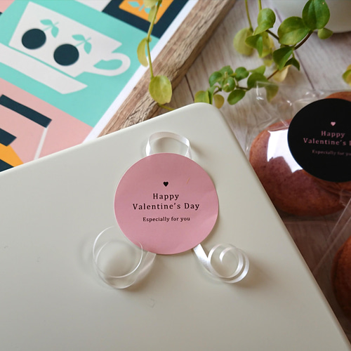 大人可愛い「バレンタイン」シール⑥24片 シール Luke 通販 13208175