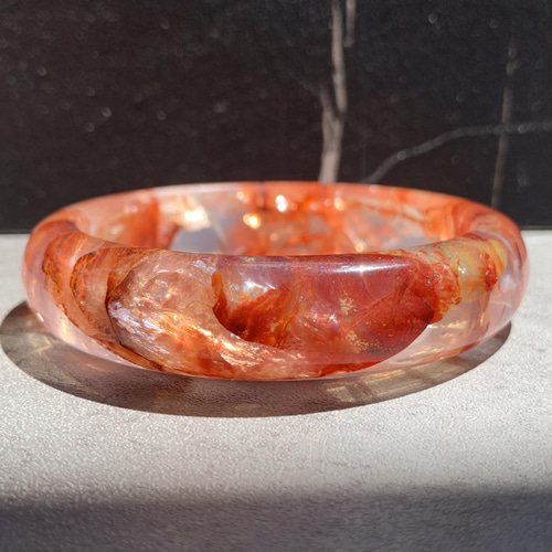 ライモナイトインクォーツ　金魚水晶　ブレスレット 天然石 希少 最高品質 ライモナイトインクォーツ 錦鯉水晶 金魚