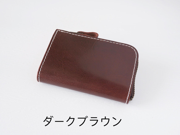 本革 ミニ財布 小さい コンパクト財布 メンズ　レディース 9枚目の画像