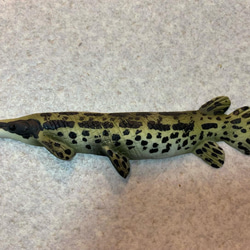 ハンドメイド　60cmアリゲーターガー 魚フィギュア　レプリカ　オブジェ　置物 ハンドメイド60cmアリゲーターガー 魚フィギュアレプリカ