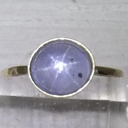 雪の妖精＊star sapphire 14kgf ring 3枚目の画像