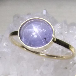 雪の妖精＊star sapphire 14kgf ring 1枚目の画像