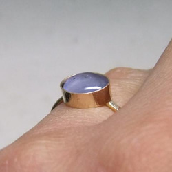 雪の妖精＊star sapphire 14kgf ring 5枚目の画像