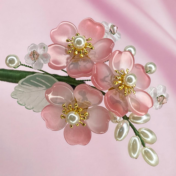 早咲き桜のかんざし 1枚目の画像