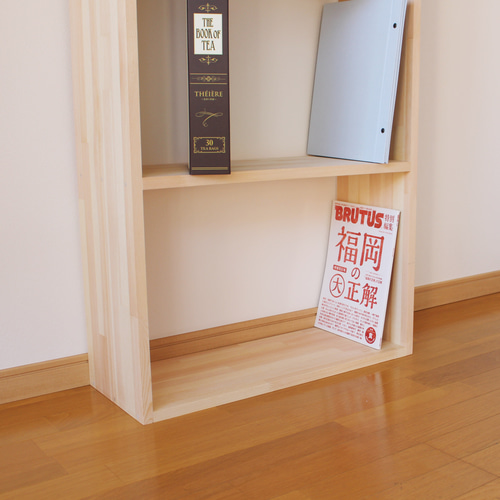 02.（A4.対応）ありそうでないシンプルな棚 本棚・絵本棚・マガジン