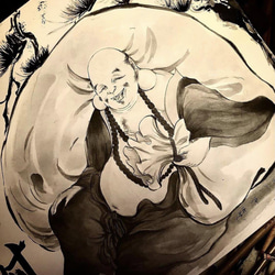 水墨画承ります イラスト JiNTAi/アート工房 通販 13209395｜Creema