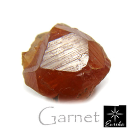 ガーネット オレンジガーネット ヘソナイトガーネット 結晶 原石 ルース 天然石 1月 誕生石 trg323 1枚目の画像