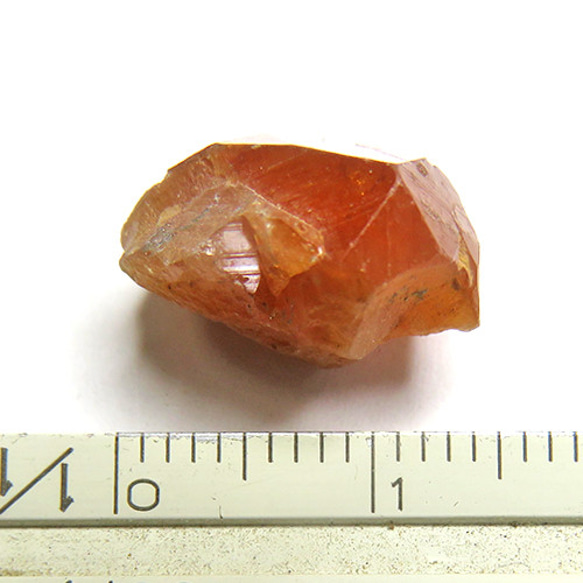 ガーネット オレンジガーネット ヘソナイトガーネット 結晶 原石 ルース 天然石 1月 誕生石 trg323 4枚目の画像