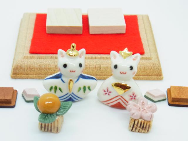 再販「まめねこお雛様」〈中くらい・その2〉