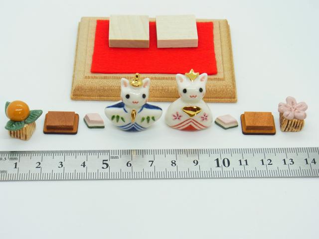 再販「まめねこお雛様」〈中くらい・その2〉