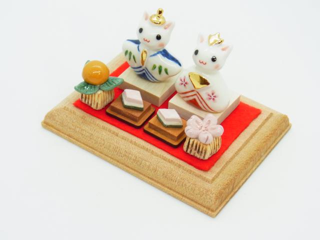 再販「まめねこお雛様」〈中くらい・その2〉