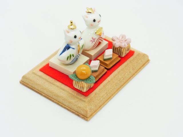 再販「まめねこお雛様」〈中くらい・その2〉