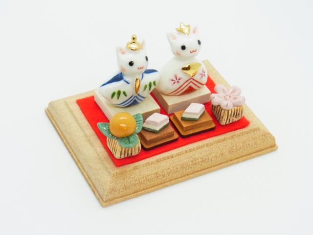 再販「まめねこお雛様」〈中くらい・その2〉