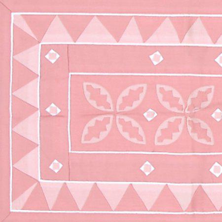 【ラオスの伝統柄のテーブルランナー】ピンク