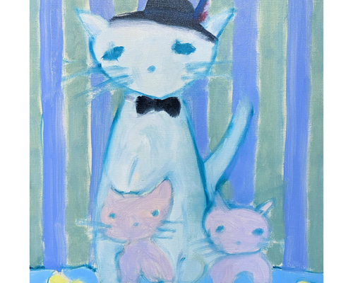 CatShow】F8 絵画 原画 油絵 油彩 キャンバス 猫の絵 猫 猫 CatShow】F8 絵画 原画 油絵 油彩 キャンバス 猫の絵 猫 猫