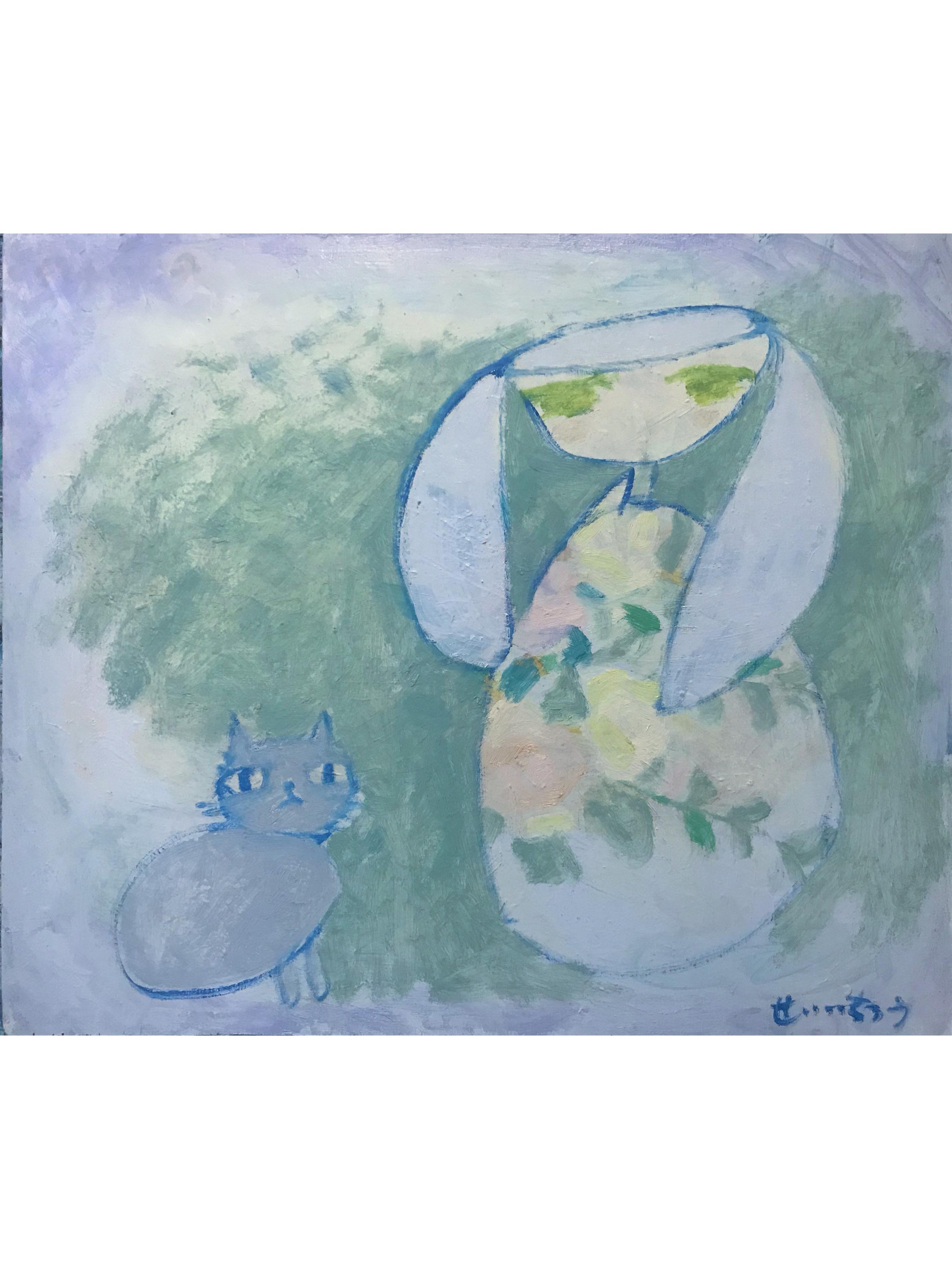 絵画。原画☆キャンバスF10【すべてのかわいい猫は世界で完璧な贈り物～】