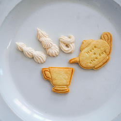 ティーポットのクッキースタンプ型 3枚目の画像