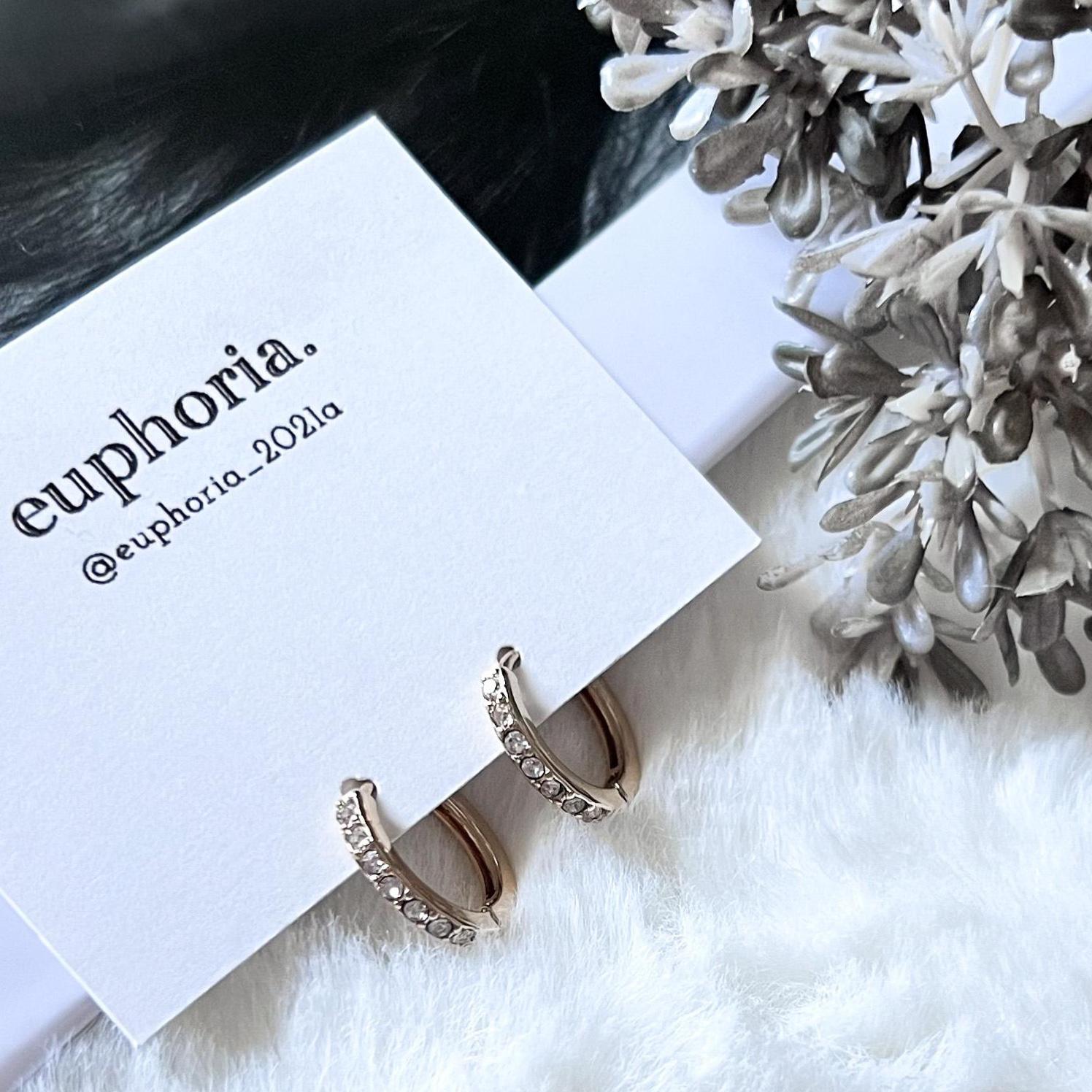 片方だけのK18YGフープピアス ete K10WG フープ ピアス(片方のみ)