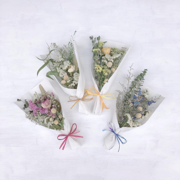 マーガレット　花束　ブーケ　ドライフラワー　プリザードフラワー ドライフラワー花束・ブーケ ドライフラワー marutomi 通販
